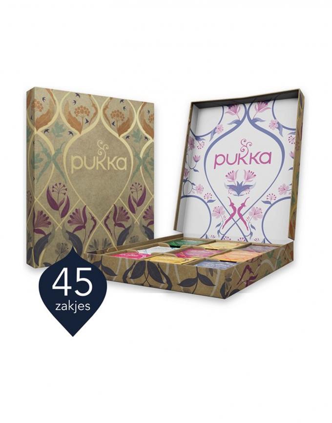 Pukka kruidenthee selection box met 9 verschillende smaken