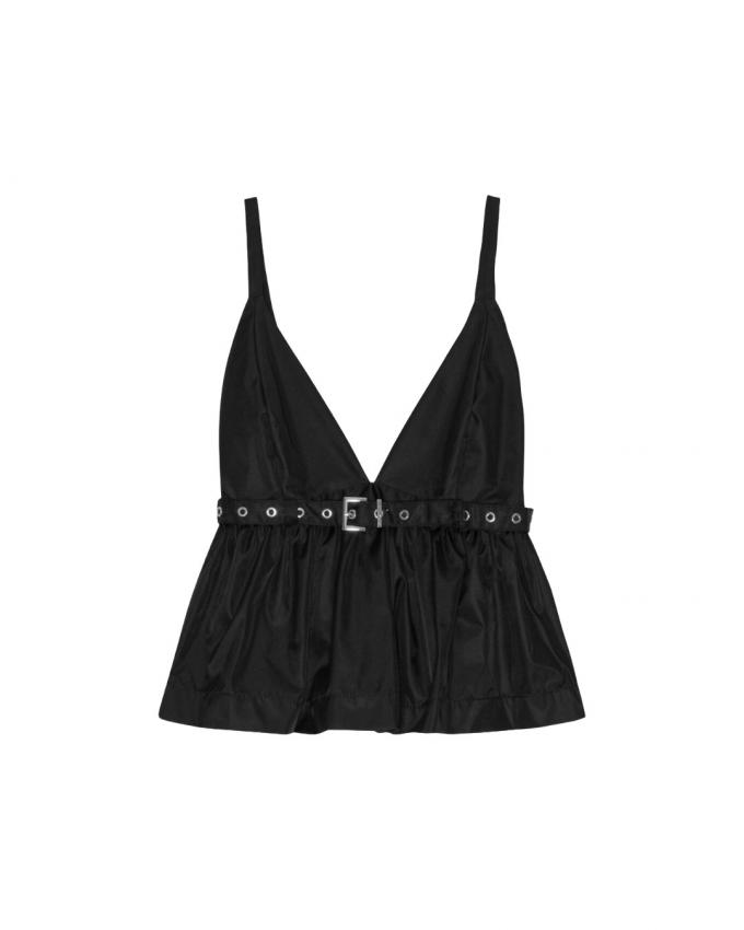 Peplum top met riem 