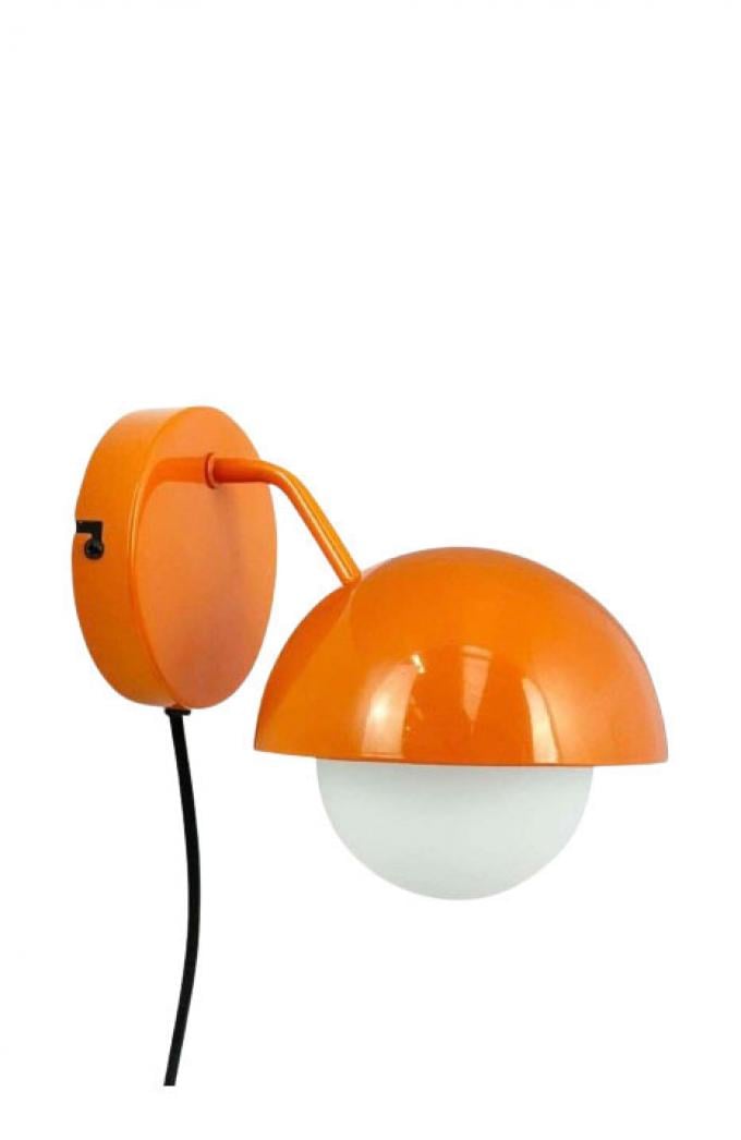 Feloranje metalen wandlamp ‘Rose’