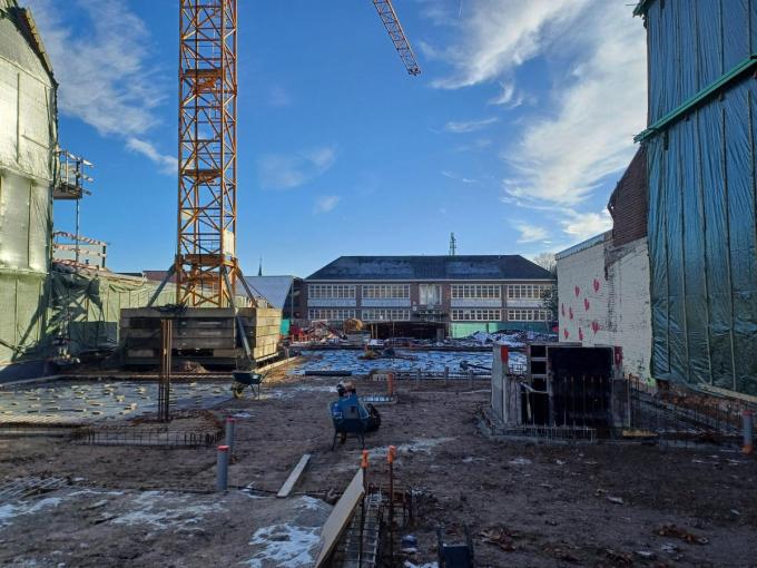 Ook op het burgemeester Bertenplein komt er een nieuwbouw.