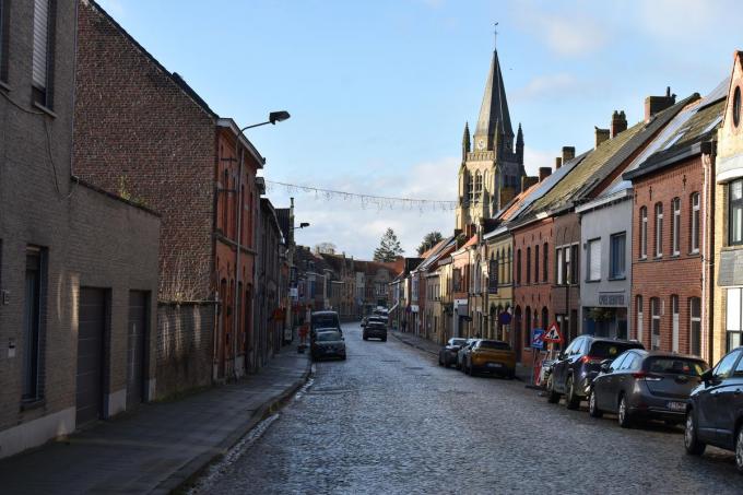 Het centrum van Vlamertinge.