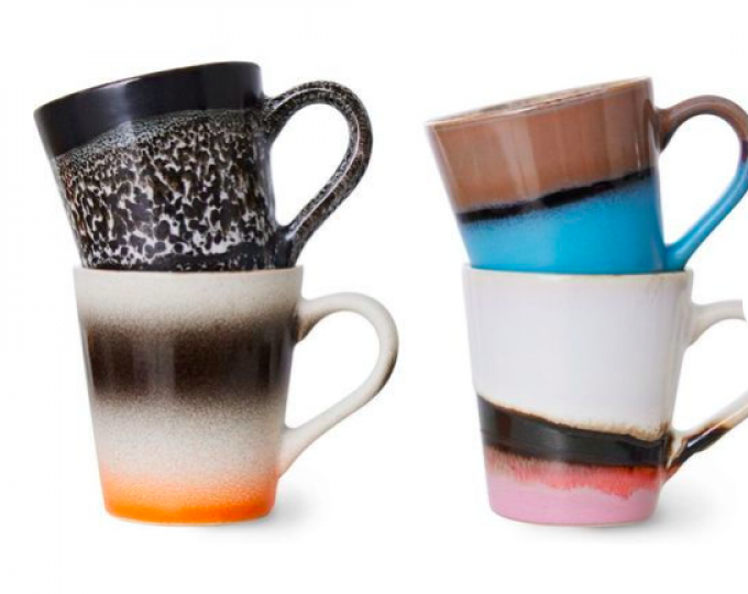 L'ensemble de 4 mugs