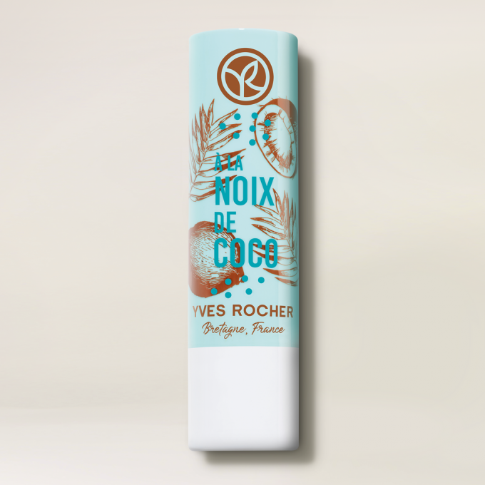 Yves Rocher : Baume à lèvres parfum noix de coco