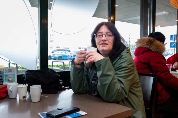 Nancy Verbinnen en haar man Alain Dequidt (niet op de foto) uit Waregem: “We zijn vaste klanten. Deze Lunch Garden is zowat ons stamcafé.