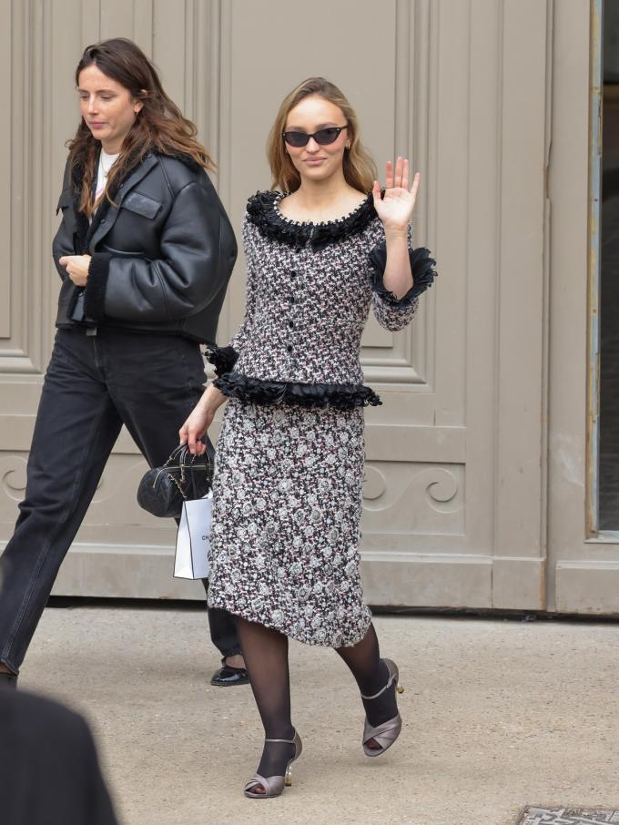 Lily-Rose Depp bij Chanel