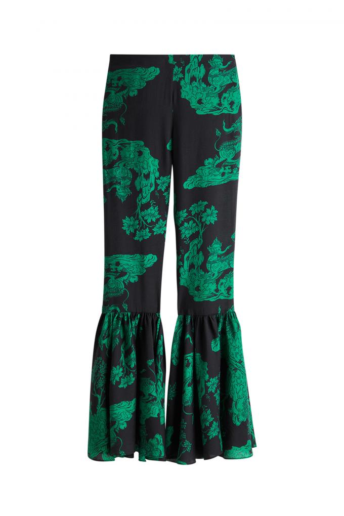 Broek met olifantenpijpen