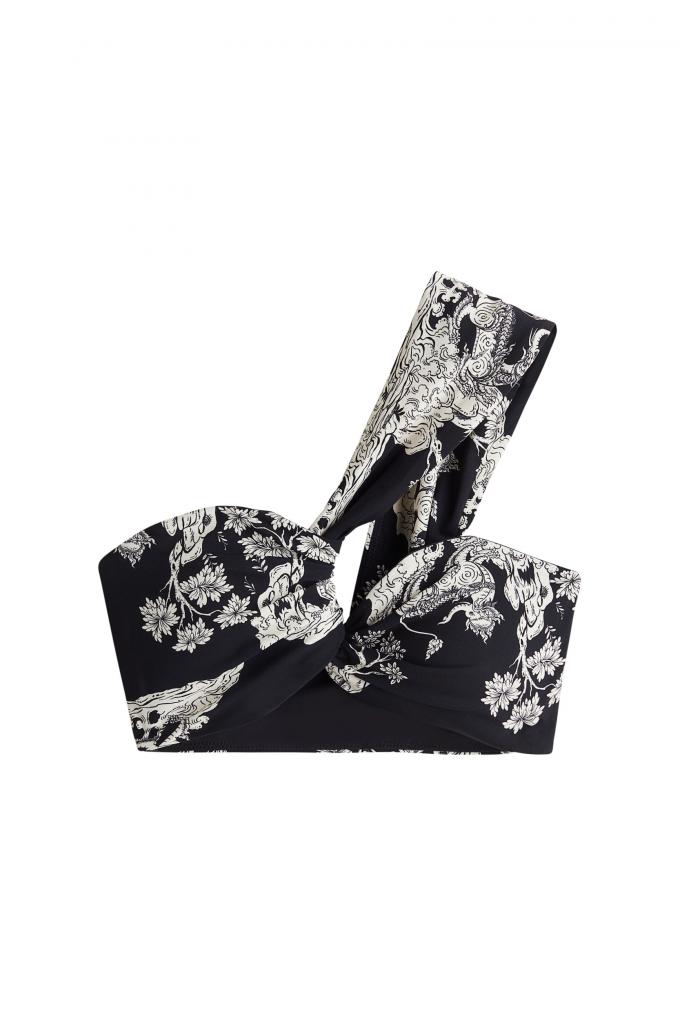 Exotische bandeau met bloemenprint