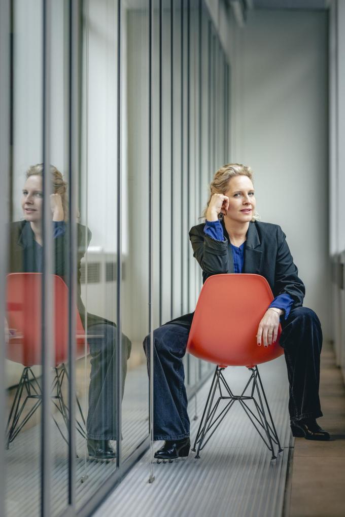 Caroline Vrijens : “Ook de besparingen die de federale regering wil doorvoeren, baren mij zorgen.” (foto Christophe De Muynck)