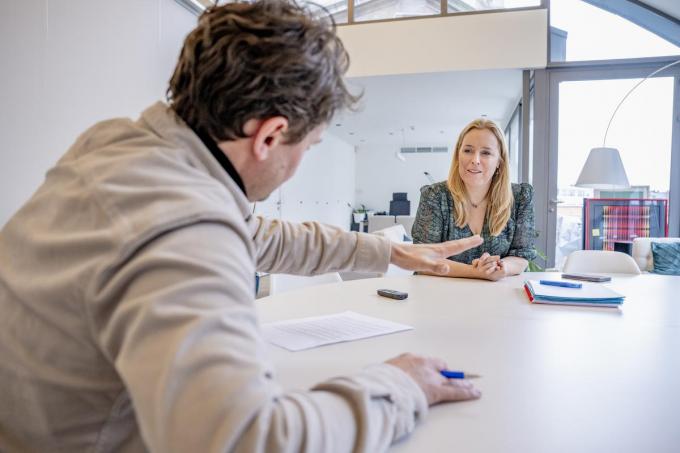 “Die hele meerwaardebelasting moet op de schop. Want wie zal getroffen worden? De middenklasse!” (foto Christophe De Muynck)