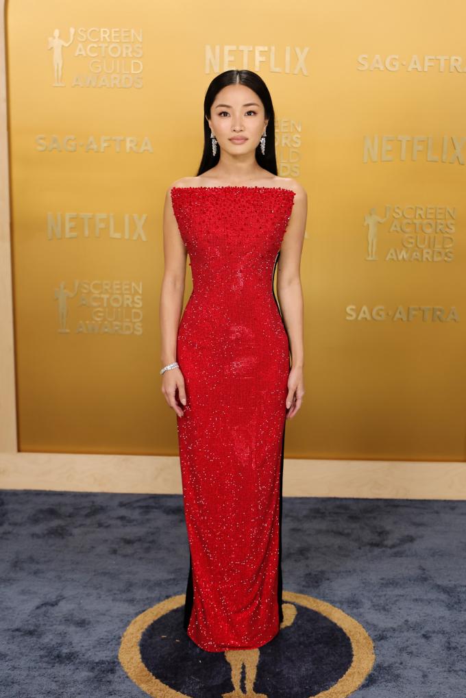 Anna Sawai in Armani Privé