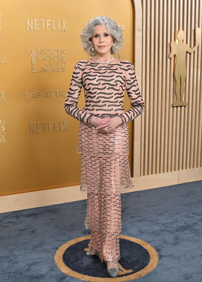 Jane Fonda in Armani