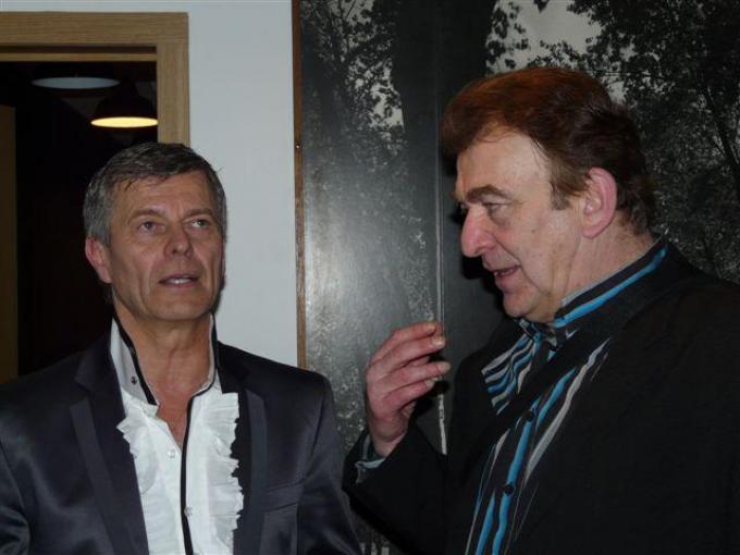 Frank Dingenen was ook present op de 60ste verjaardag en toen ook cd-voorstelling van Ignace Baert.