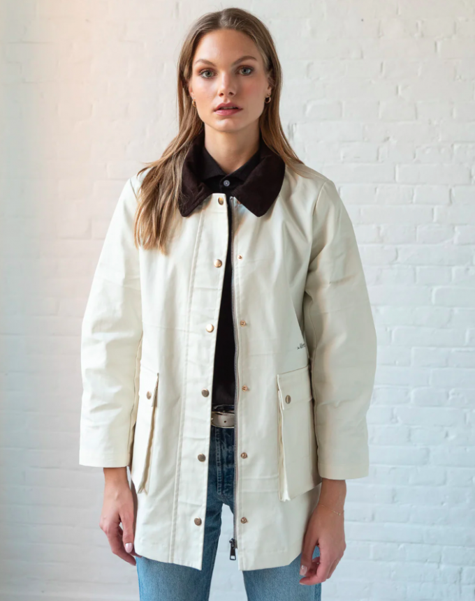 La barn jacket blanche 