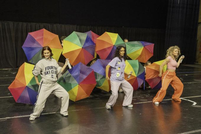 Een kiekje van tijdens de open repetitie.