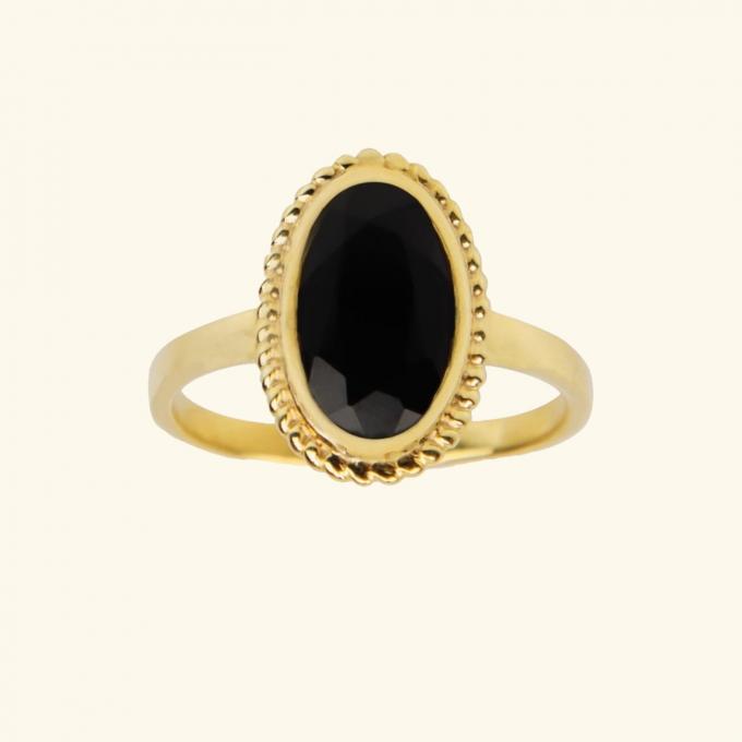 Ring met onyx