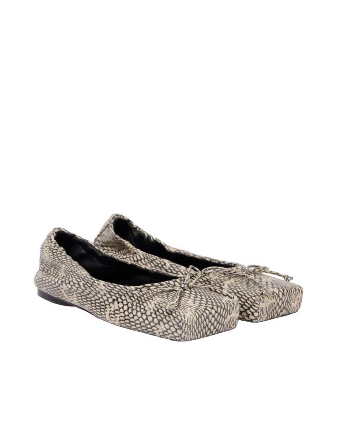 Ballerina's met slangenprint 