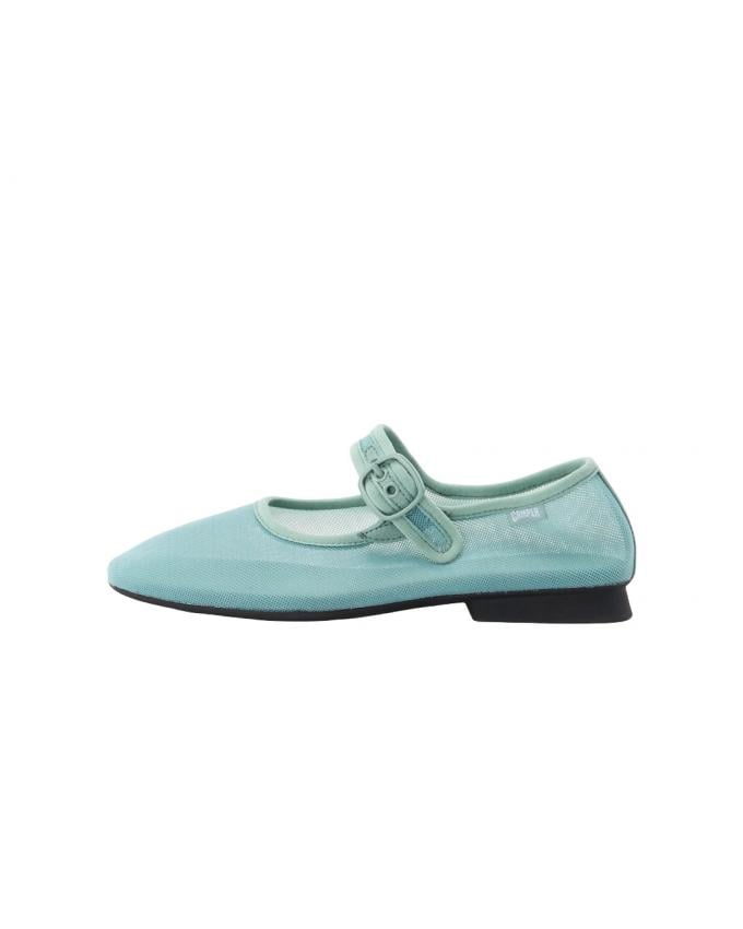 Babyblauwe Mary Janes ballerina's