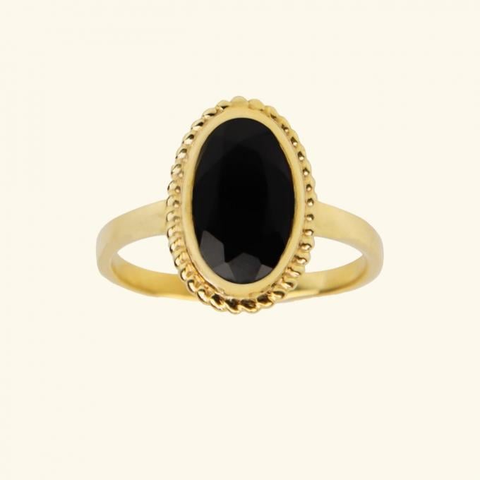 Bague avec onyx 