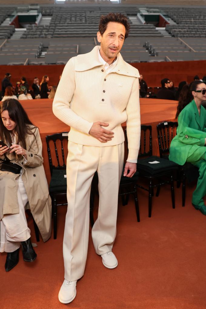 Adrien Brody bij Lacoste 