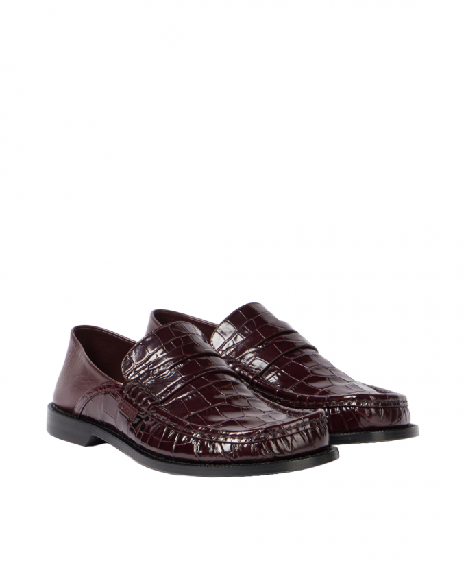 Croco loafers 