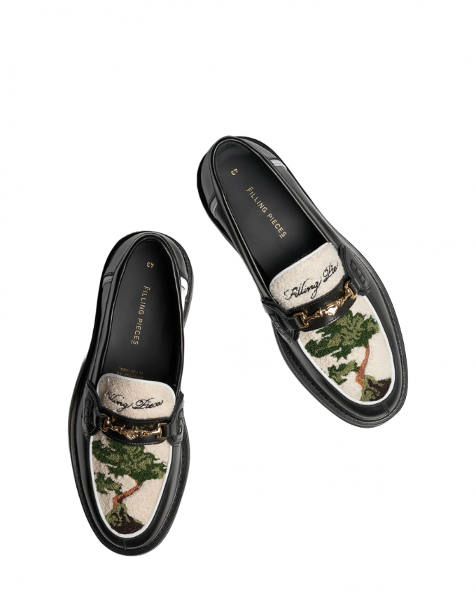 Loafers met borduurwerk