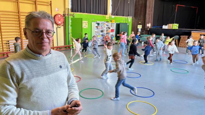 Coördinator Dominiek David : “Via beweging wordt de leerstof geoefend.”