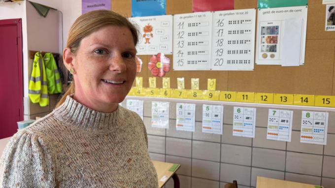 “Als we na de beweegoefeningen terugkeren naar de klas is het rustiger, zijn de kinderen aandachtiger en meer geconcentreerd bij taken”, vertelt leerkracht Nele Vanstechelman.