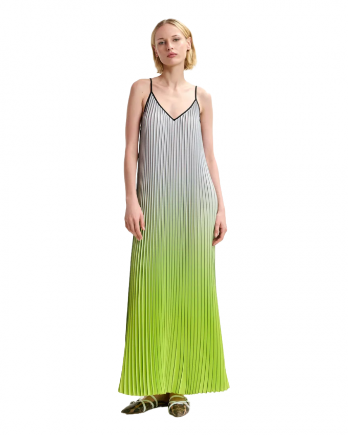 Geplisseerde cami-jurk