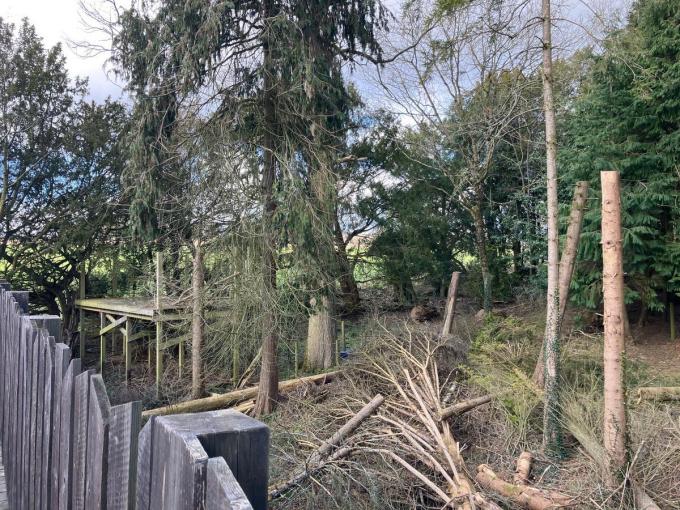 De zaakvoerders hebben na hun bezoek een goed gevoel over de nieuwe verblijfplek van de beren.