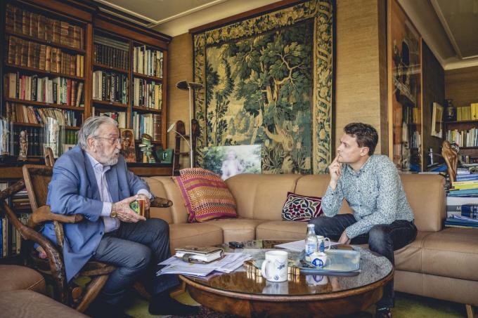 Herman Decroo is niet pessimistisch over de toekomst van Open VLD. “Schrijf maar op: binnen tien jaar zijn wij opnieuw een sterke partij. (foto’s Christophe De Muynck)