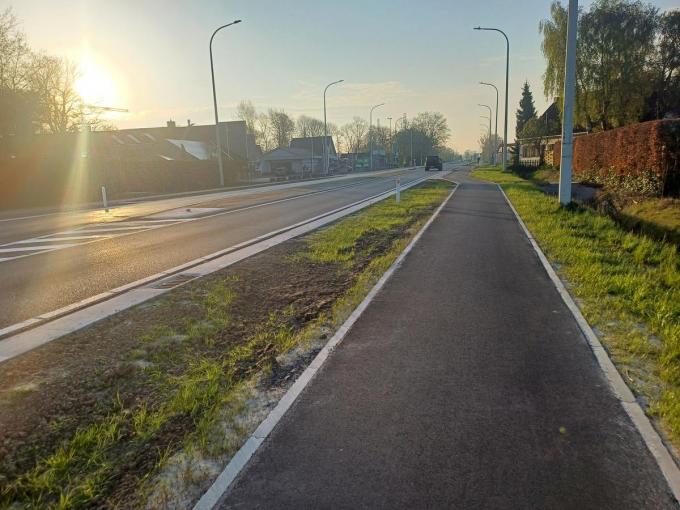 Het was deze morgen even voor 8 uur nog rustig op de Rijksweg, zeker in de richting Lendelede.