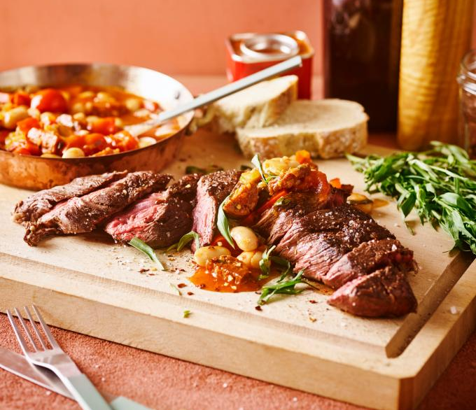 recette onglet ragout haricots chorizo