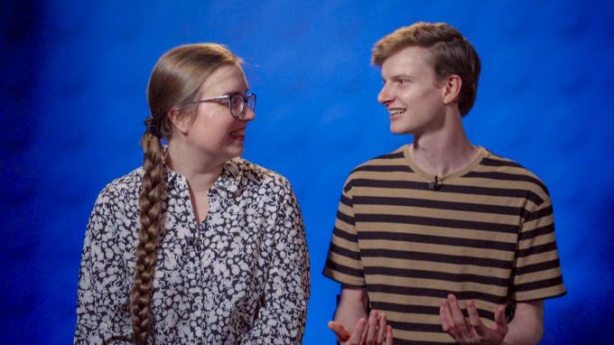 Delphine en Tjardo hadden elkaar nog nooit ontmoet voor het programma.