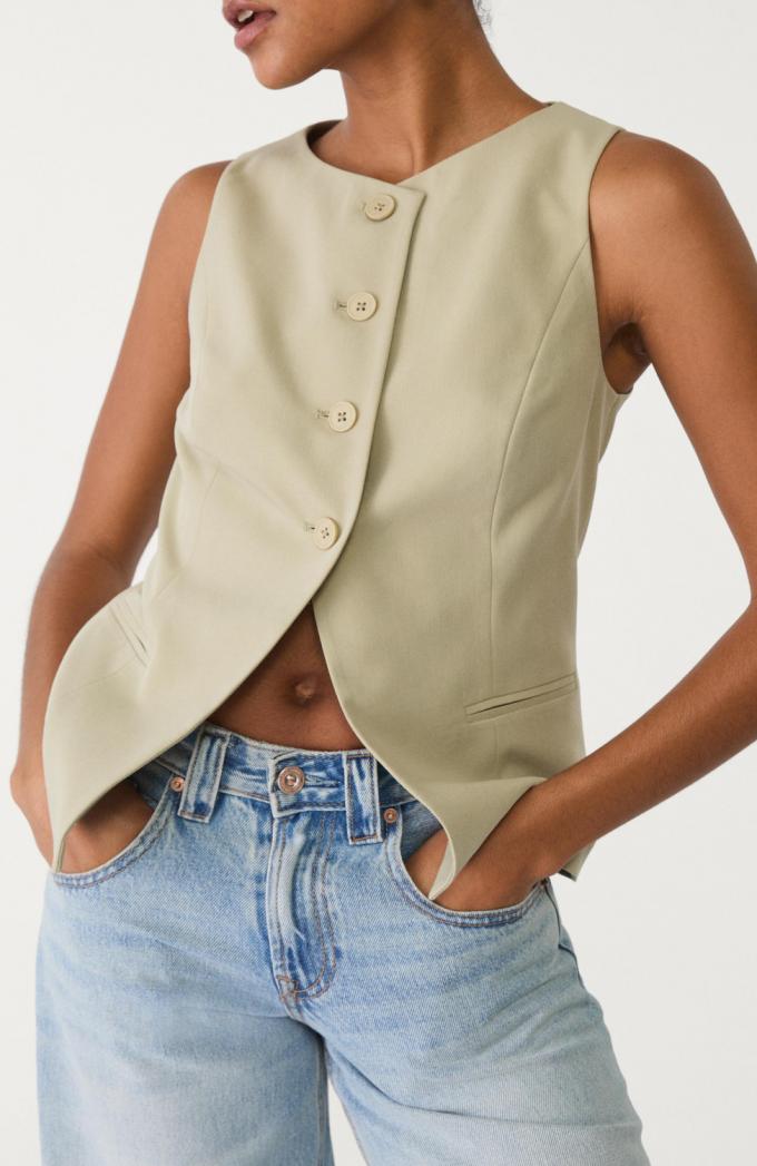 Kostuumgilet met knopen