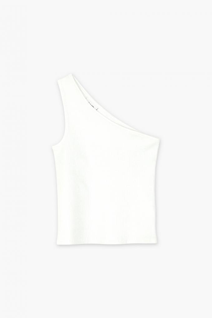 Witte off-shouldertop 