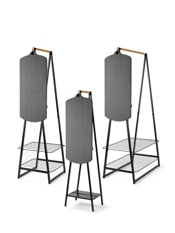 Linn kledingstoombord in pepper black
