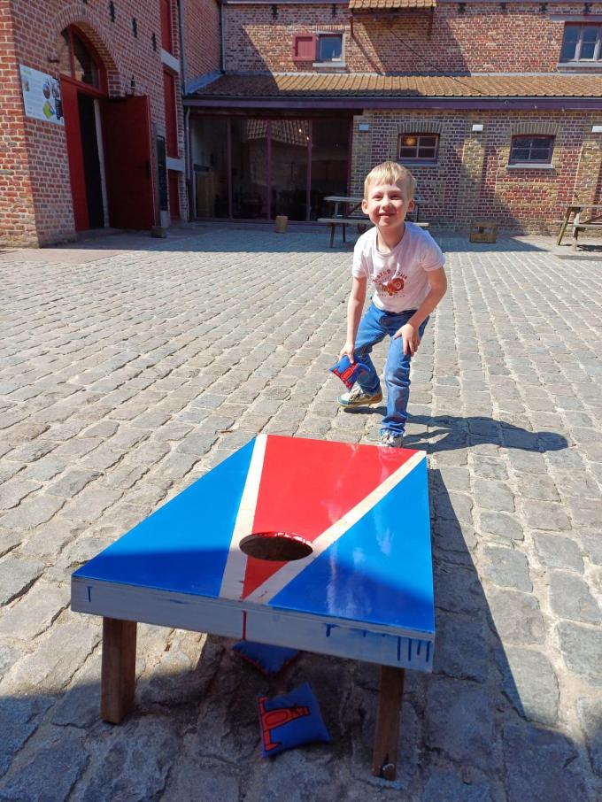 Odiel zakte met zijn mama af naar de Kinderbrouwerij.