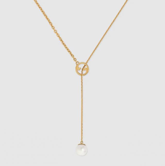 Sautoir pendentif perle