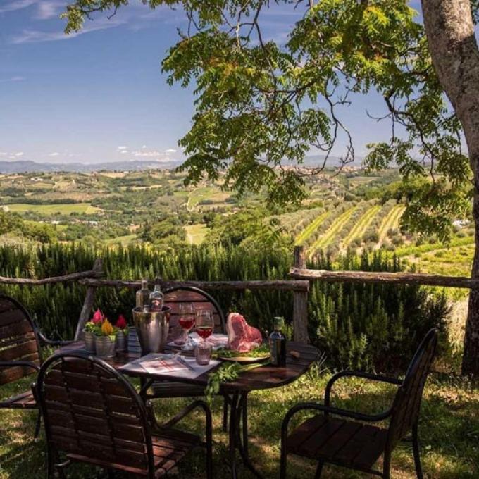Chic boeren bij San Casciano Farmhouse in Toscane