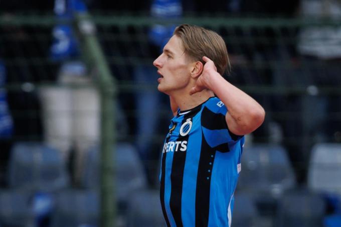 Romeo Vermant scoorde tweemaal voor Club in de 2-1-zege tegen RSC Anderlecht.