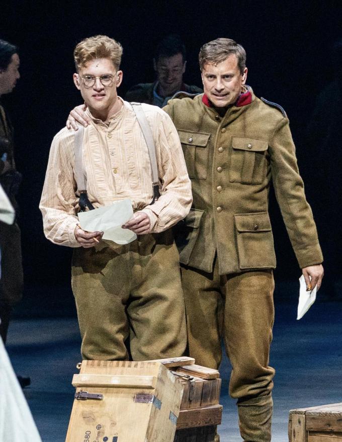 Jérémie - afkomstig uit Deerlijk - mét dorpsgenoot Niels Destadsbader tijdens 14-18.