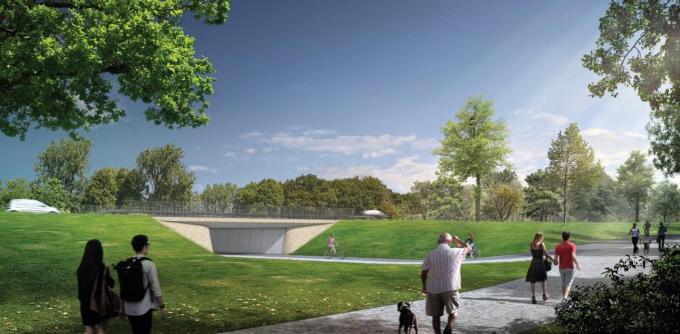 Een ander zicht op het project.