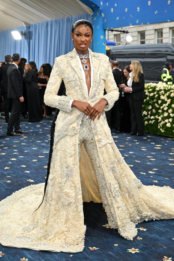 Coco Jones in Manish Malhotra