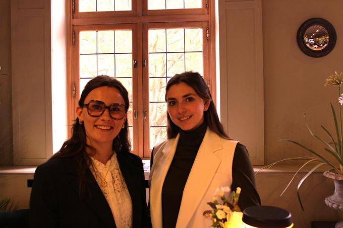 Claire Verelst en Naomi Van Speybroeck van Immo Beguin. (RB)