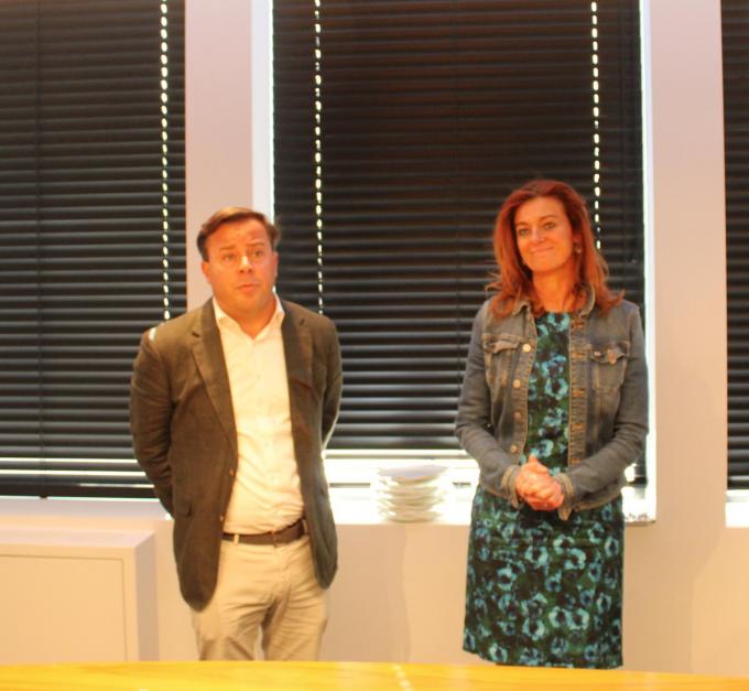 David Degroote en Ruth Vandenberghe. (Foto Rémi)