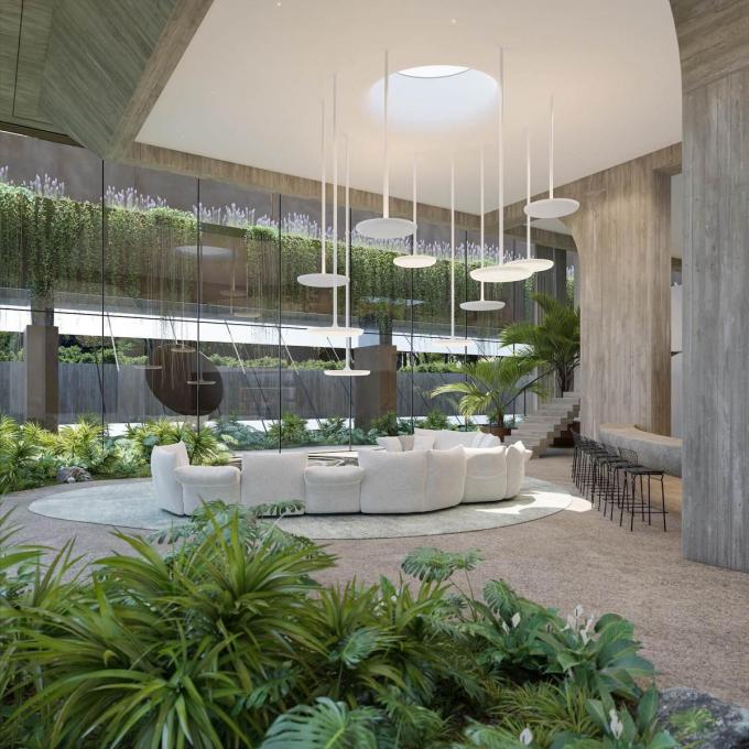 Het huis wordt verlicht door spiegels die op en neer gaan.