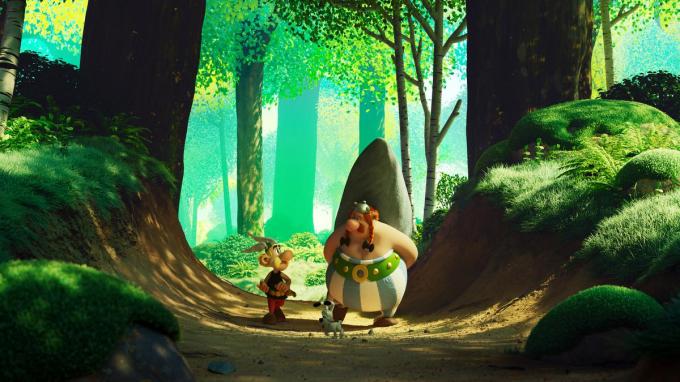 Een beeld uit de animatiereeks.