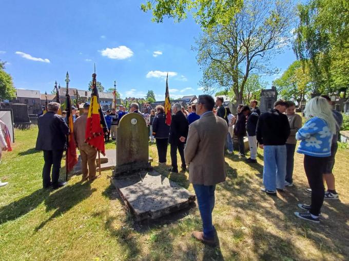 Er werd een herdenking op poten gezet bij het oorlogsmonument op school, maar ook op de begraafplaats van het Rekhof werden oud-leerlingen van de school geëerd.