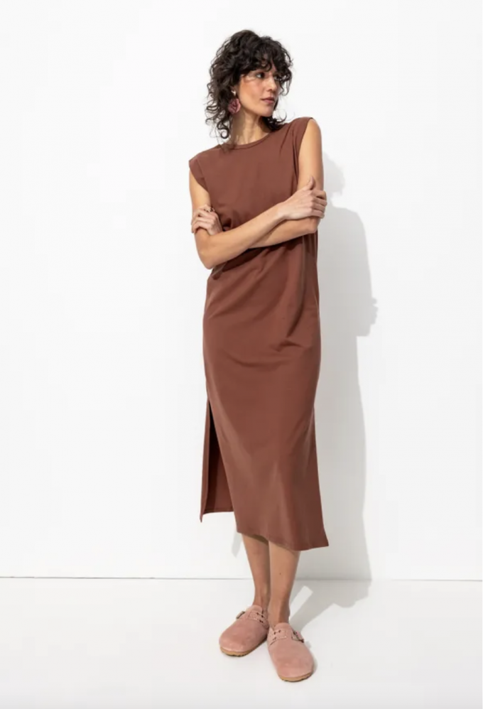 Robe longue t-shirt