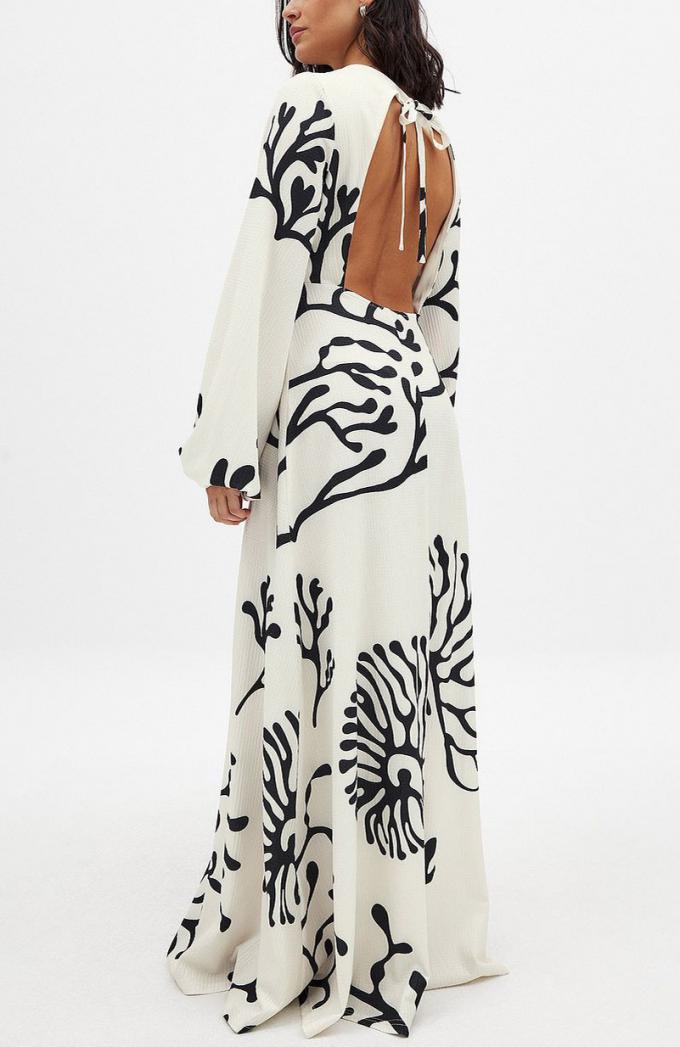 Maxi-jurk mey print 